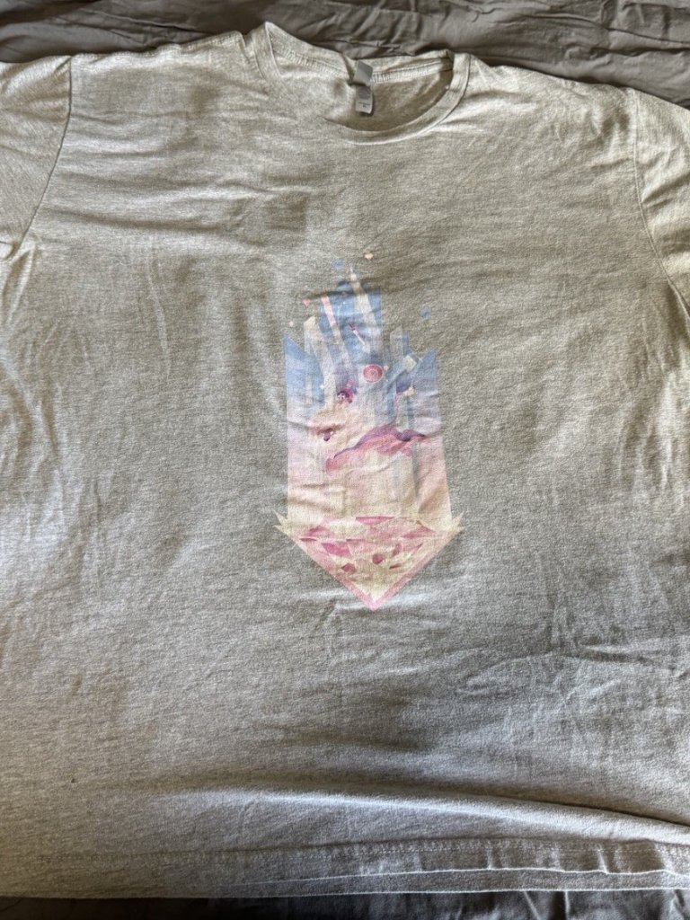 Steven Universe Lion Warp On Grey T-Shirt Xl Hot Topic - Xl